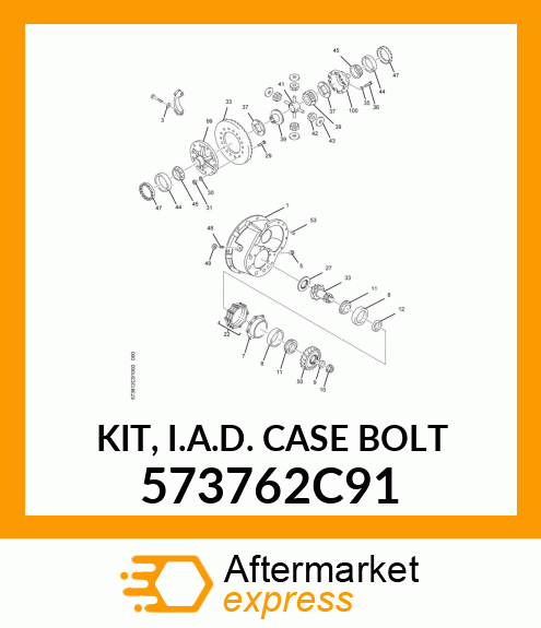 KIT, I.A.D. CASE BOLT 573762C91