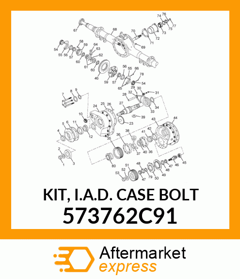 KIT, I.A.D. CASE BOLT 573762C91