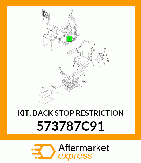 KIT, BACK STOP RESTRICTION 573787C91