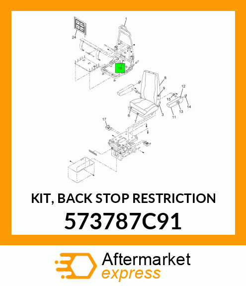 KIT, BACK STOP RESTRICTION 573787C91