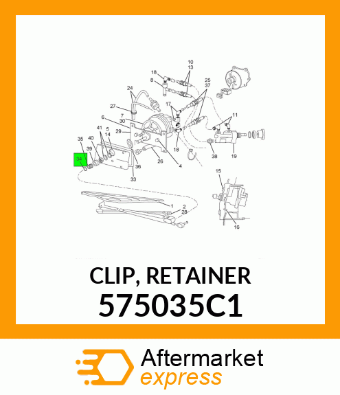 CLIP, RETAINER 575035C1