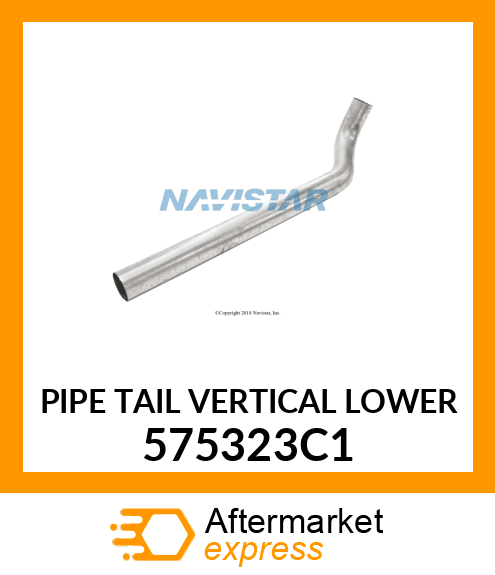 PIPE TAIL VERTICAL LOWER 575323C1