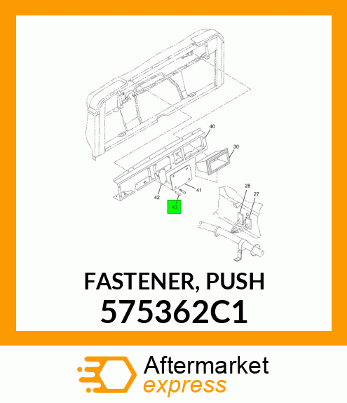 FASTENER, PUSH 575362C1