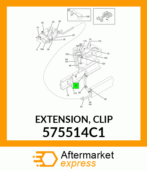 EXTENSION, CLIP 575514C1