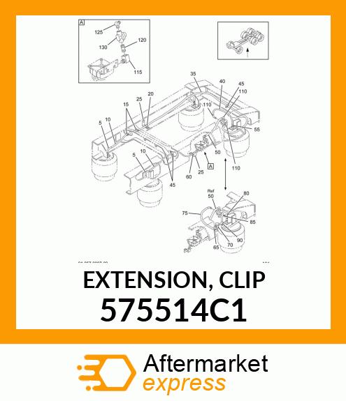 EXTENSION, CLIP 575514C1