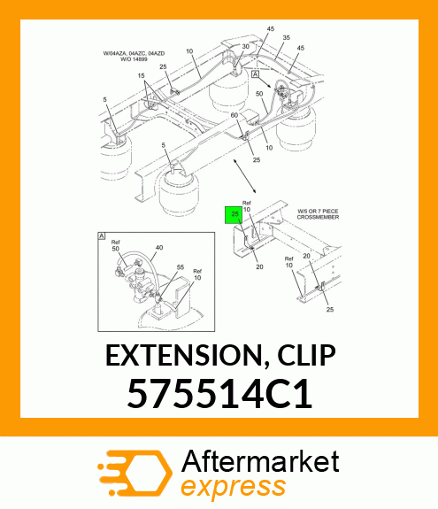 EXTENSION, CLIP 575514C1