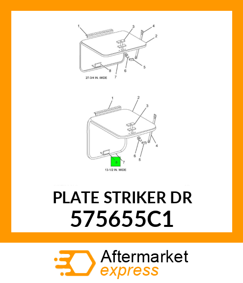 PLATE STRIKER DR 575655C1