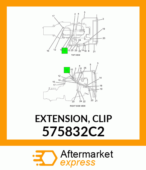 EXTENSION, CLIP 575832C2