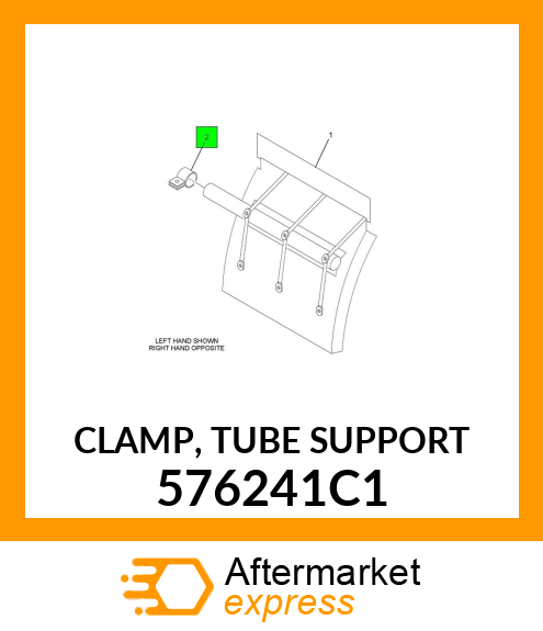 CLAMP, TUBE SUPPORT 576241C1