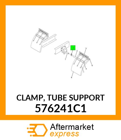 CLAMP, TUBE SUPPORT 576241C1