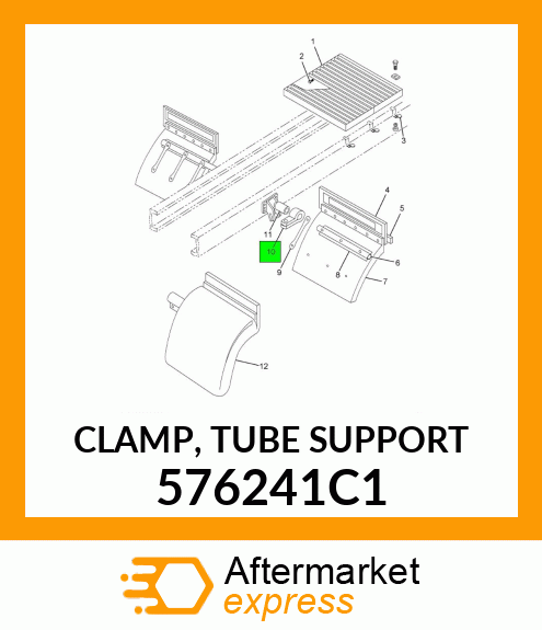 CLAMP, TUBE SUPPORT 576241C1