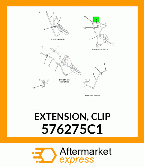 EXTENSION, CLIP 576275C1