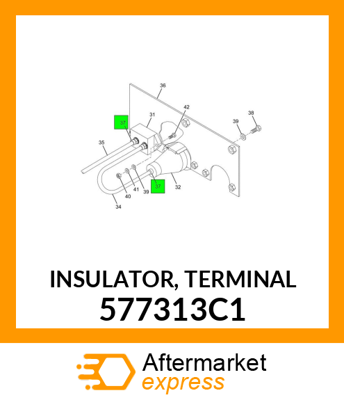 INSULATOR, TERMINAL 577313C1