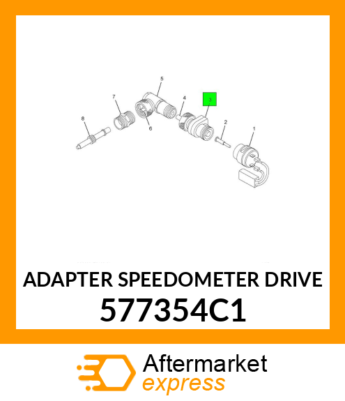 ADAPTER SPEEDOMETER DRIVE 577354C1