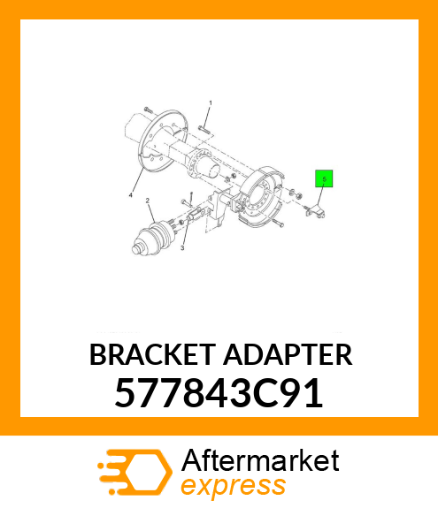 BRACKET ADAPTER 577843C91
