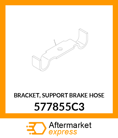 BRACKET, SUPPORT BRAKE HOSE 577855C3