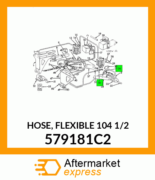 HOSE, FLEXIBLE 104 1/2" 579181C2