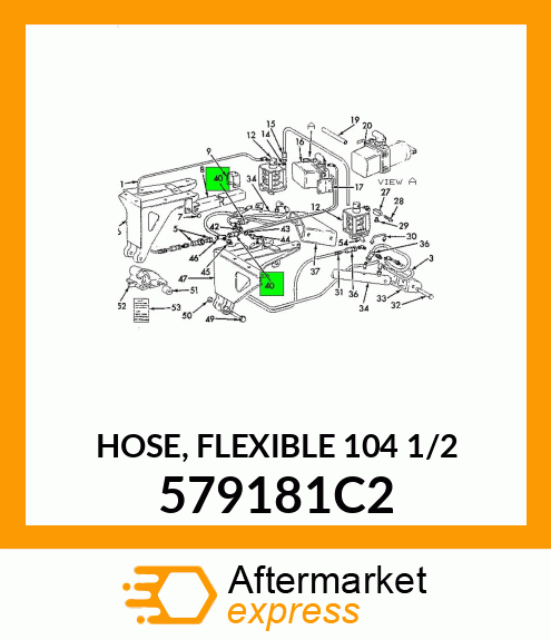 HOSE, FLEXIBLE 104 1/2" 579181C2