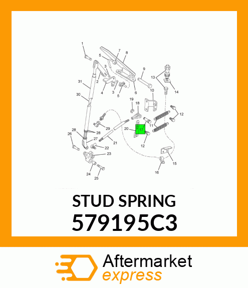 STUD SPRING 579195C3