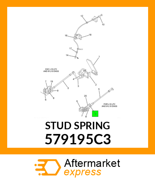 STUD SPRING 579195C3