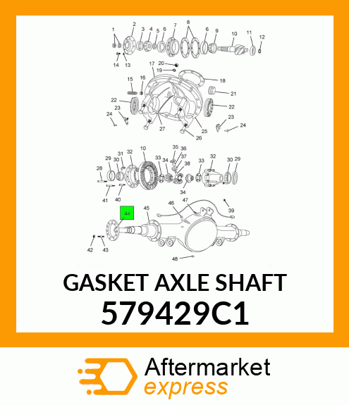 GASKET AXLE SHAFT 579429C1