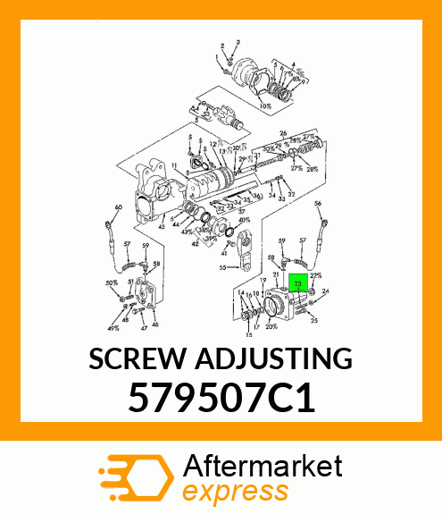 SCREW ADJUSTING 579507C1