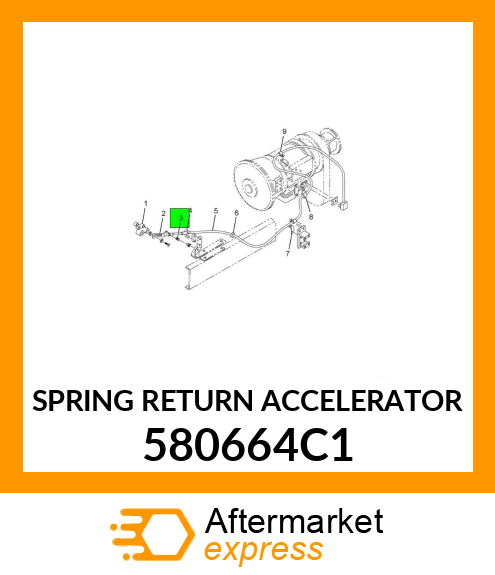 SPRING RETURN ACCELERATOR 580664C1