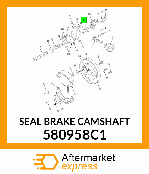 SEAL BRAKE CAMSHAFT 580958C1