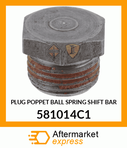 PLUG POPPET BALL SPRING SHIFT BAR 581014C1