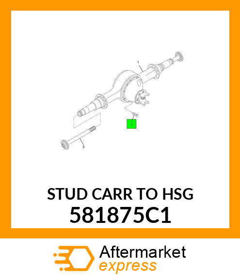 STUD CARR TO HSG 581875C1