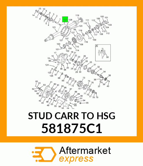 STUD CARR TO HSG 581875C1