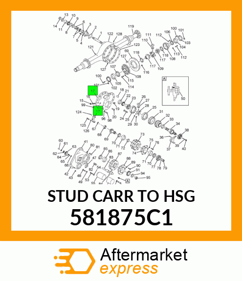 STUD CARR TO HSG 581875C1