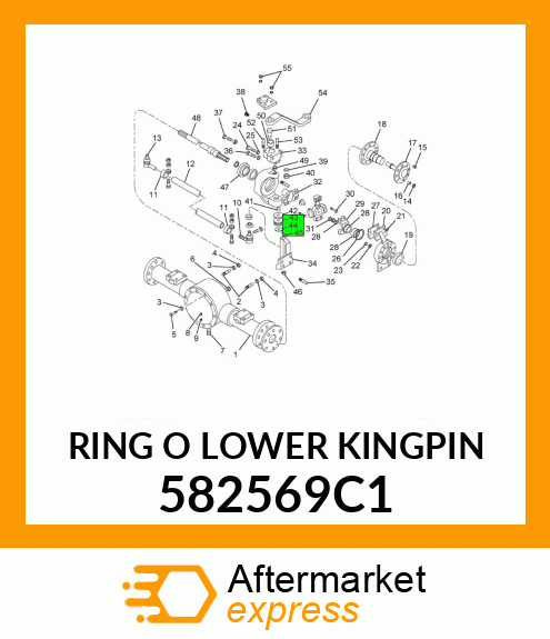 RING O LOWER KINGPIN 582569C1