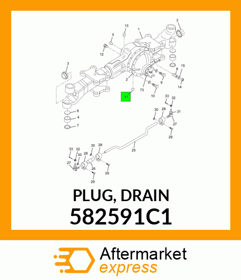 PLUG, DRAIN 582591C1