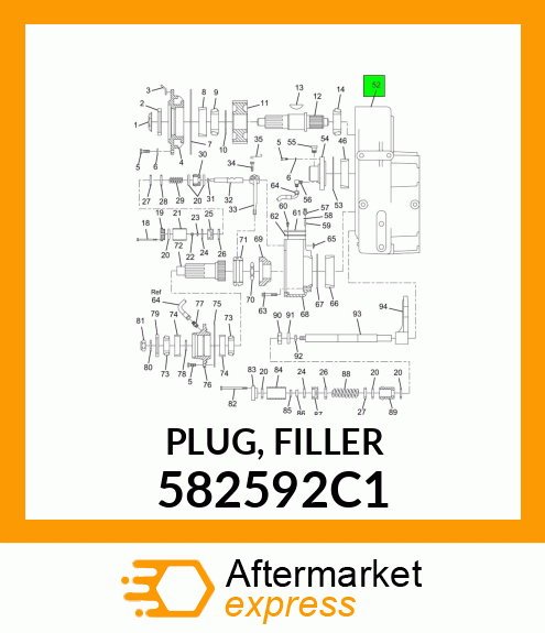 PLUG, FILLER 582592C1