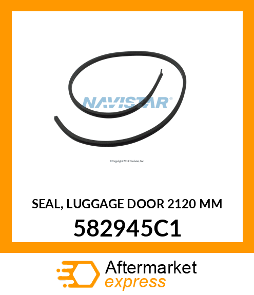 SEAL, LUGGAGE DOOR 2120 MM 582945C1