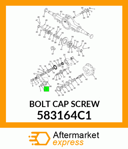 BOLT CAP SCREW 583164C1