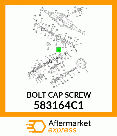 BOLT CAP SCREW 583164C1