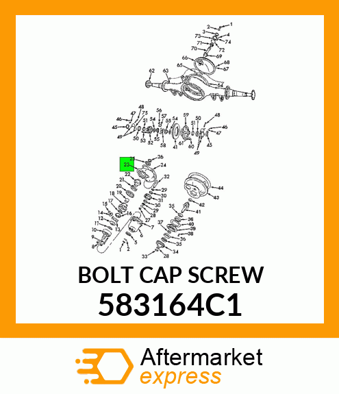 BOLT CAP SCREW 583164C1