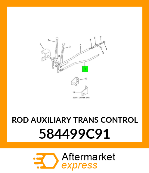 ROD AUXILIARY TRANS CONTROL 584499C91