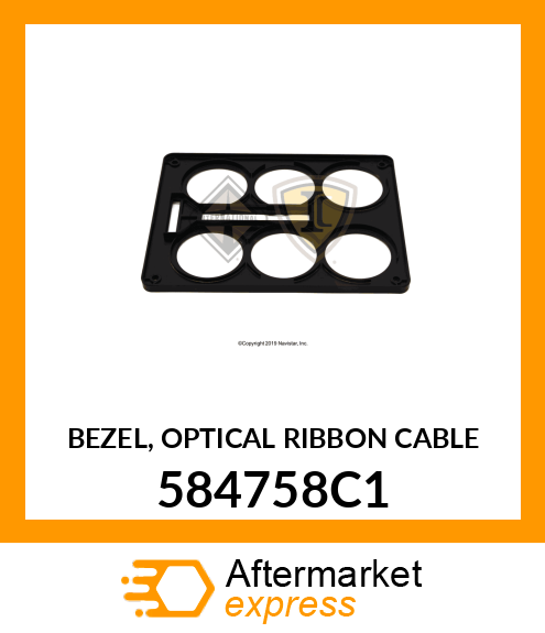 BEZEL, OPTICAL RIBBON CABLE 584758C1