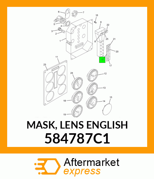 MASK, LENS ENGLISH 584787C1