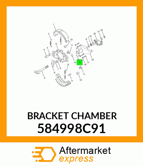 BRACKET CHAMBER 584998C91