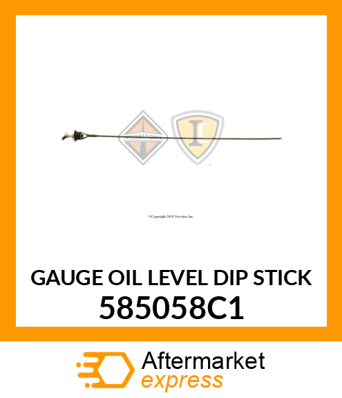 GAUGE OIL LEVEL DIP STICK 585058C1