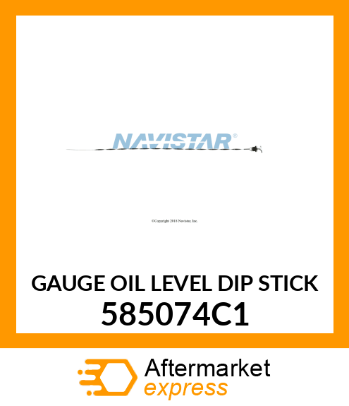 GAUGE OIL LEVEL DIP STICK 585074C1