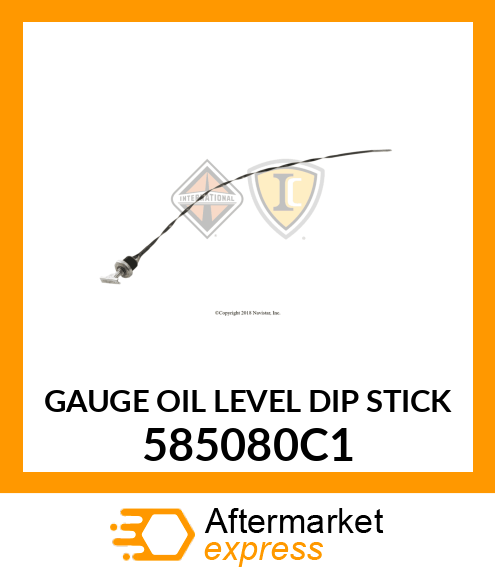 GAUGE OIL LEVEL DIP STICK 585080C1