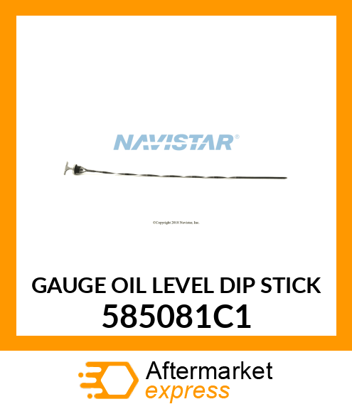 GAUGE OIL LEVEL DIP STICK 585081C1