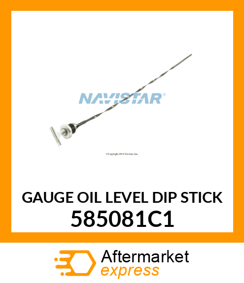 GAUGE OIL LEVEL DIP STICK 585081C1