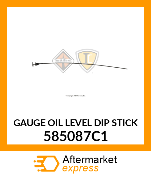 GAUGE OIL LEVEL DIP STICK 585087C1