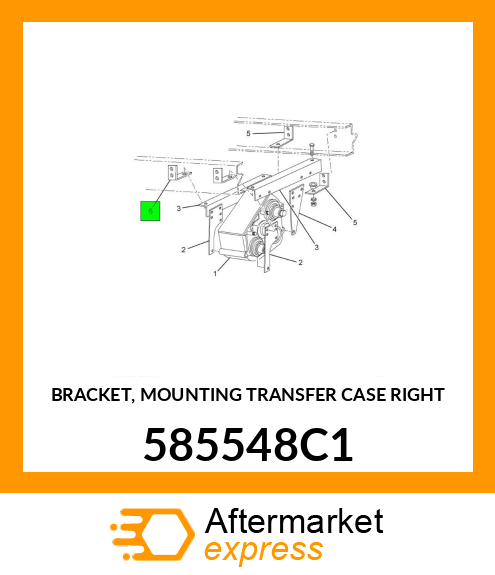 BRACKET, MOUNTING TRANSFER CASE RIGHT 585548C1